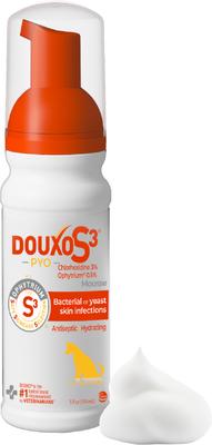 DOUXO S3 PYO Antiseptic Antifungal Chlorhexidine Dog Mousse, 5.1