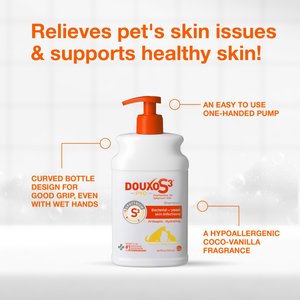 Douxo S3 PYO Antiseptic Antifungal Chlorhexidine Dog & Cat Shampoo, 16.9-oz bottle