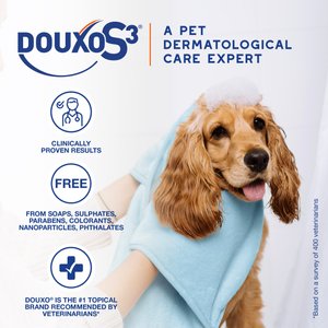 Douxo S3 PYO Antiseptic Antifungal Chlorhexidine Dog & Cat Shampoo, 16.9-oz bottle