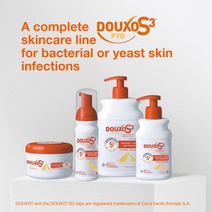 Douxo S3 PYO Antiseptic Antifungal Chlorhexidine Dog & Cat Wipes 30 count