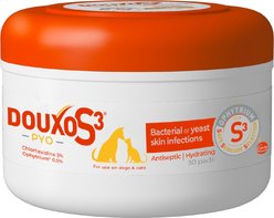 Douxo S3 PYO Antiseptic Antifungal Chlorhexidine Dog & Cat Wipes 30 count