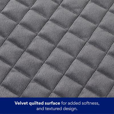 Show full view: Frisco Quilted Orthopedic Pillow Lounger Cat & Dog Bed with Removable Cover, Gray, XXX-Large slide 3 of 8