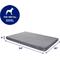 Show in main carousel: Frisco Quilted Orthopedic Pillow Lounger Cat & Dog Bed with Removable Cover, Gray, XXX-Large slide 2 of 8