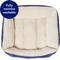 Show in main carousel: Frisco Faux Suede Bolster Cat & Dog Bed, Navy, Small slide 5 of 8