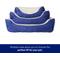 Show in main carousel: Frisco Faux Suede Bolster Cat & Dog Bed, Navy, Large slide 6 of 8