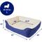Show in main carousel: Frisco Faux Suede Bolster Cat & Dog Bed, Navy, Large slide 2 of 8