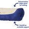 Show in main carousel: Frisco Faux Suede Bolster Cat & Dog Bed, Navy, Medium slide 4 of 8