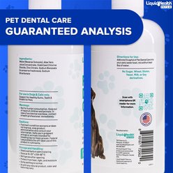 Liquid Health Pets Dental Care Water Additive for Dogs & Cats, 16-fl oz bottle slide 2 of 4