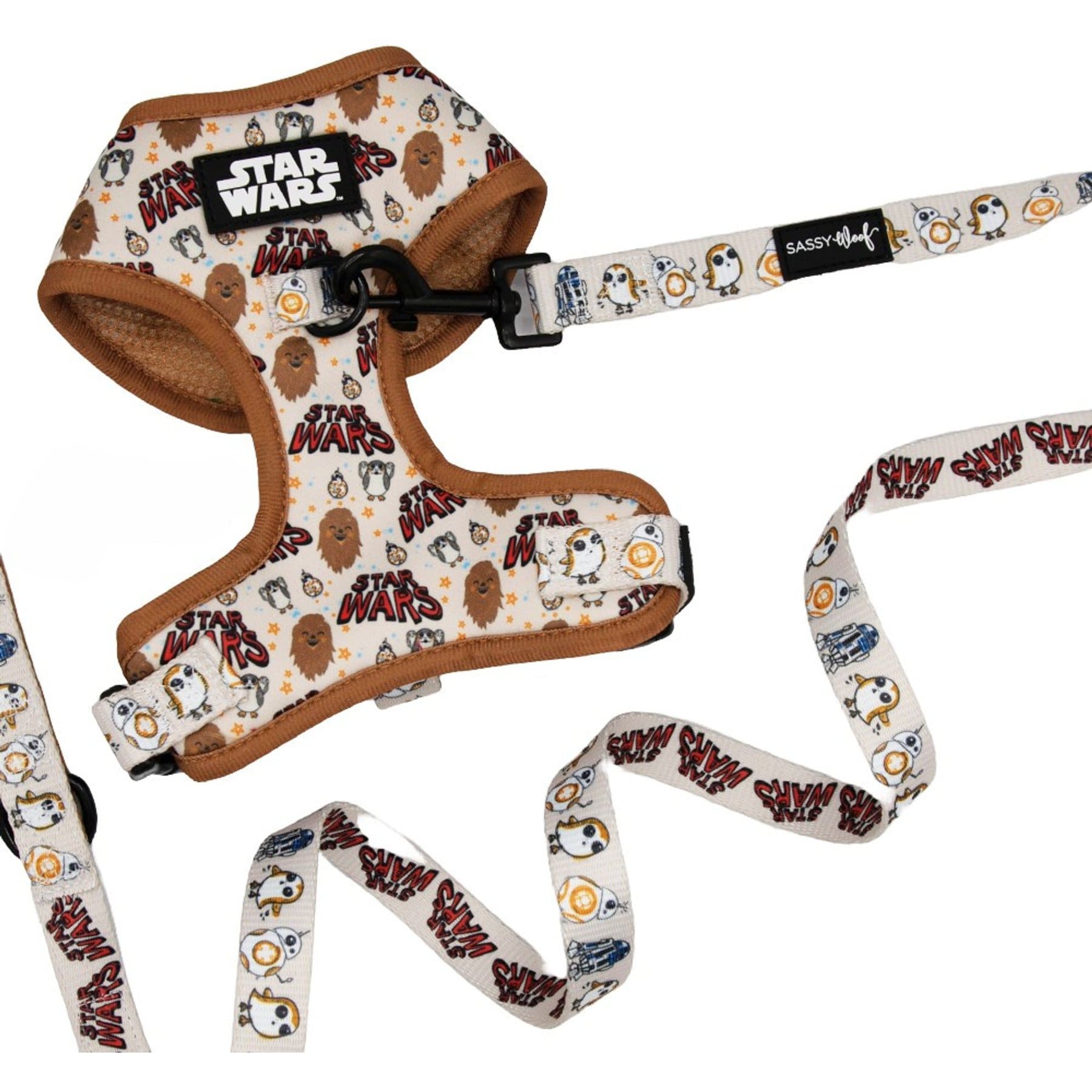 Sassy Woof STAR WARS The Rebel Alliance Dog Harness & Leash, X-Large: 24 to 35-in chest