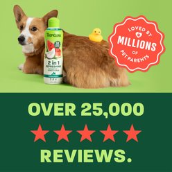 TropiClean Refreshing 2-in-1 Dog Shampoo & Conditioner, Watermelon Scent, 20-fl oz bottle slide 2 of 9