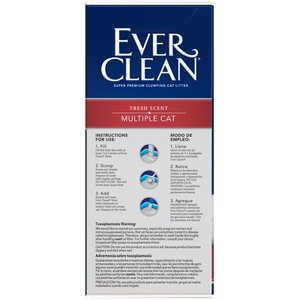 Ever Clean Multi-Cat Fresh Scented Clumping Clay Cat Litter, 25-lb box