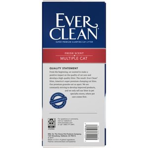 Ever Clean Multi-Cat Fresh Scented Clumping Clay Cat Litter, 25-lb box