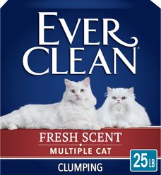 Ever Clean Multi-Cat Fresh Scented Clumping Clay Cat Litter, 25-lb box