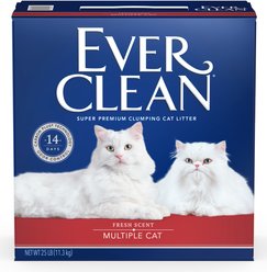 Ever Clean Multi-Cat Fresh Scented Clumping Clay Cat Litter, 25-lb box slide 2 of 9