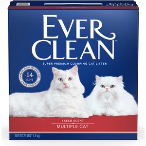 Ever Clean Multi-Cat Fresh Scented Clumping Clay Cat Litter, 25-lb box