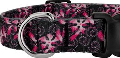 Country Brook Petz Pink Honeysuckle Breeze Everyday Polyester Dog Collar, Black, XX-Small: 7 to 9-in neck, 1/2-in wide slide 2 of 5