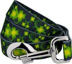 Country Brook Petz Clovers In The Wind Everyday Dog Leash, Green, Large: 4-ft long, 1-in wide