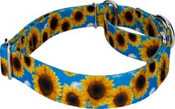 Country Brook Petz Sunflowers Polyester Martingale Dog Collar, Yellow, X-Large: 23 to 31-in neck, 1-in wide slide 2 of 7