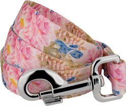 Country Brook Petz Watercolor Peonies Everyday Dog Leash, Pink, Small: 6-ft long, 1/2-in wide