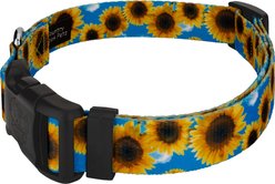 Country Brook Petz Sunflowers Everyday Polyester Dog Collar, Yellow, Large: 16 to 22-in neck, 1-in wide slide 2 of 7