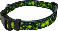 Country Brook Petz Everyday Clovers In The Wind Polyester Dog Collar, Green, X-Small: 9 to 11-in neck, 1/2-in wide slide 2 of 5