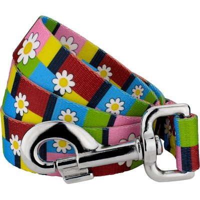 Country Brook Petz Country Brook Petz Spring Daisies Everyday Dog Leash, Multicolor, Medium: 4-ft long, 5/8-in wide