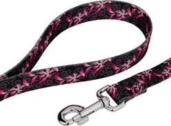 Country Brook Petz Pink Honeysuckle Breeze Everyday Dog Leash, Black, Medium: 6-ft long, 5/8-in wide slide 2 of 4