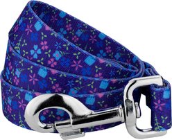 Country Brook Petz Blueberry Fields Everyday Dog Leash, Blue, Medium: 6-ft long, 5/8-in wide