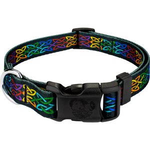 Country Brook Petz Everyday Celtic Pride Polyester Dog Collar, Multicolor, Medium: 13 to 16-in neck, 1-in wide