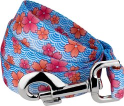 Country Brook Petz Pink April Blossoms Everyday Dog Leash, Blue, Large: 6-ft long, 1-in wide