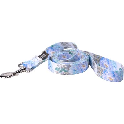 Country Brook Petz Country Brook Petz Blue Peonies Everyday Dog Leash, Blue, Large: 4-ft long, 1-in wide