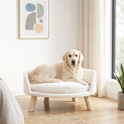 Happy & Polly Happy & Polly Dog & Cat Sofa Bed with Removable Padded Cushion, Large