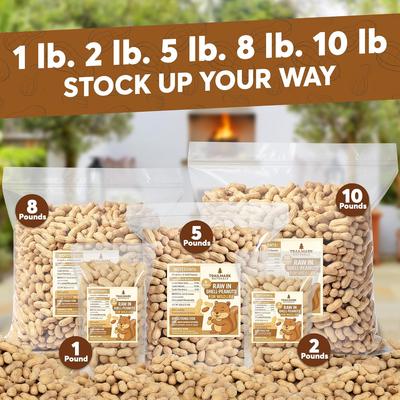 Show full view: Trailmark Naturals In Shell Raw Peanuts Bird Food, 25-lb box slide 5 of 6