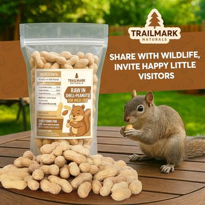 Show full view: Trailmark Naturals In Shell Raw Peanuts Bird Food, 25-lb box slide 2 of 6