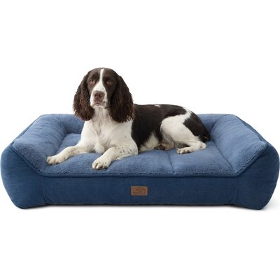 Bedsure Bedsure SupportMax Orthopedic Waterproof Removable Cover Dog Sofa Bed, Blue, Large Plus