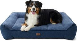 Bedsure SupportMax Orthopedic Waterproof Removable Cover Dog Bed, Blue, X-Large slide 1 of 9