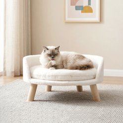 Happy & Polly Dog & Cat Sofa Bed with Removable Padded Cushion, Small slide 1 of 9