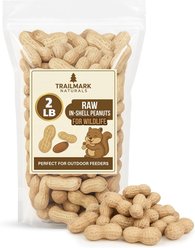 Trailmark Naturals In Shell Raw Peanuts Bird Food, 2-lb bag