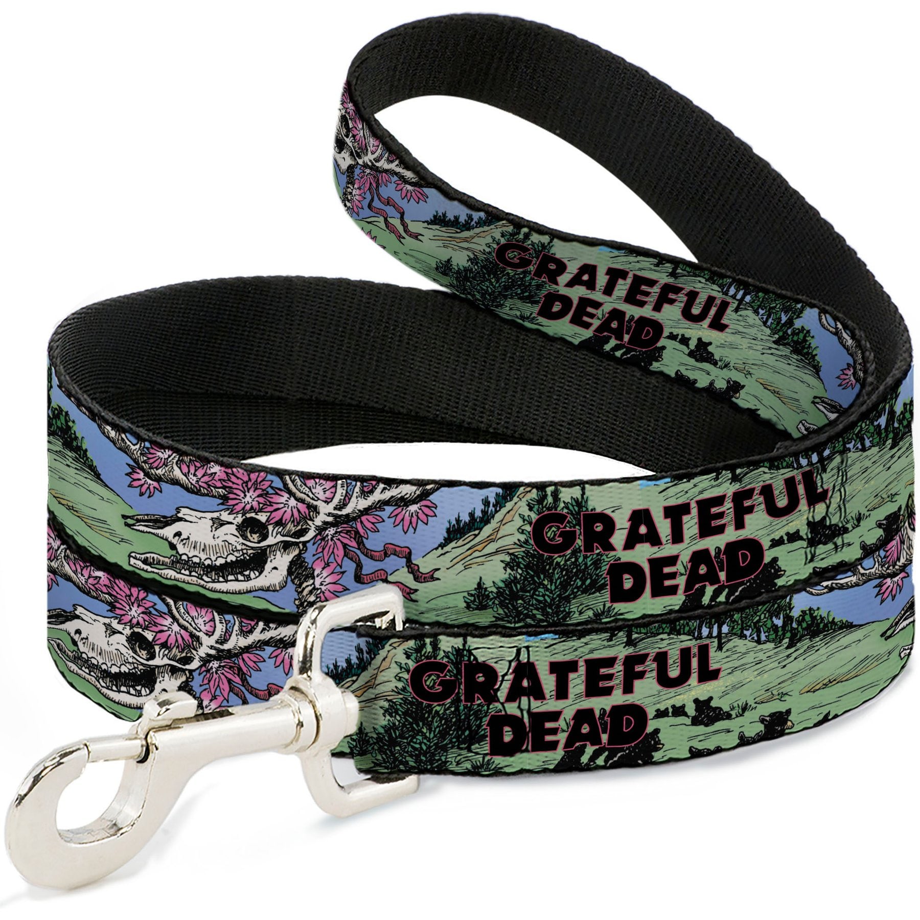 Buckle-Down Grateful Dead Dave'S Picks Volume Nine Montana Cover Art Polyester Dog Leash, Multicolor, 6-ft long, 1-in wide
