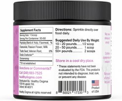 Healthy Dogma Peaceful Pooch Powder Calming Supplement for Dogs, 6-oz jar slide 2 of 3