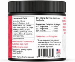 Healthy Dogma K9 Probiotix Powder Dogestive Aid Supplement for Dogs, 6-oz jar slide 2 of 3