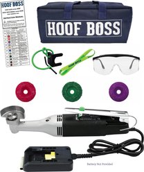 Hoof Boss Basic Battery Operated Horse Hoof Trimmer Set