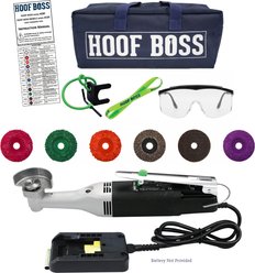 Hoof Boss Complete Battery Operated Horse Hoof Trimmer Set