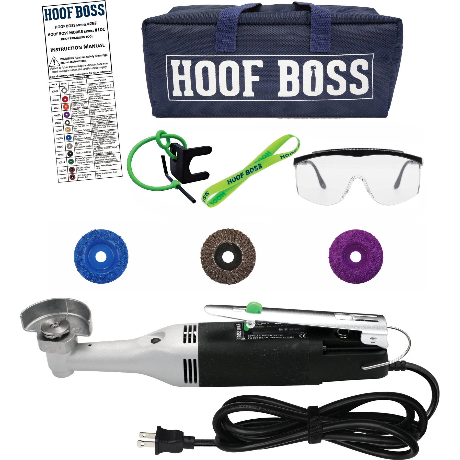 Hoof Boss Basic Sheep Hoof Electric Trimming Set