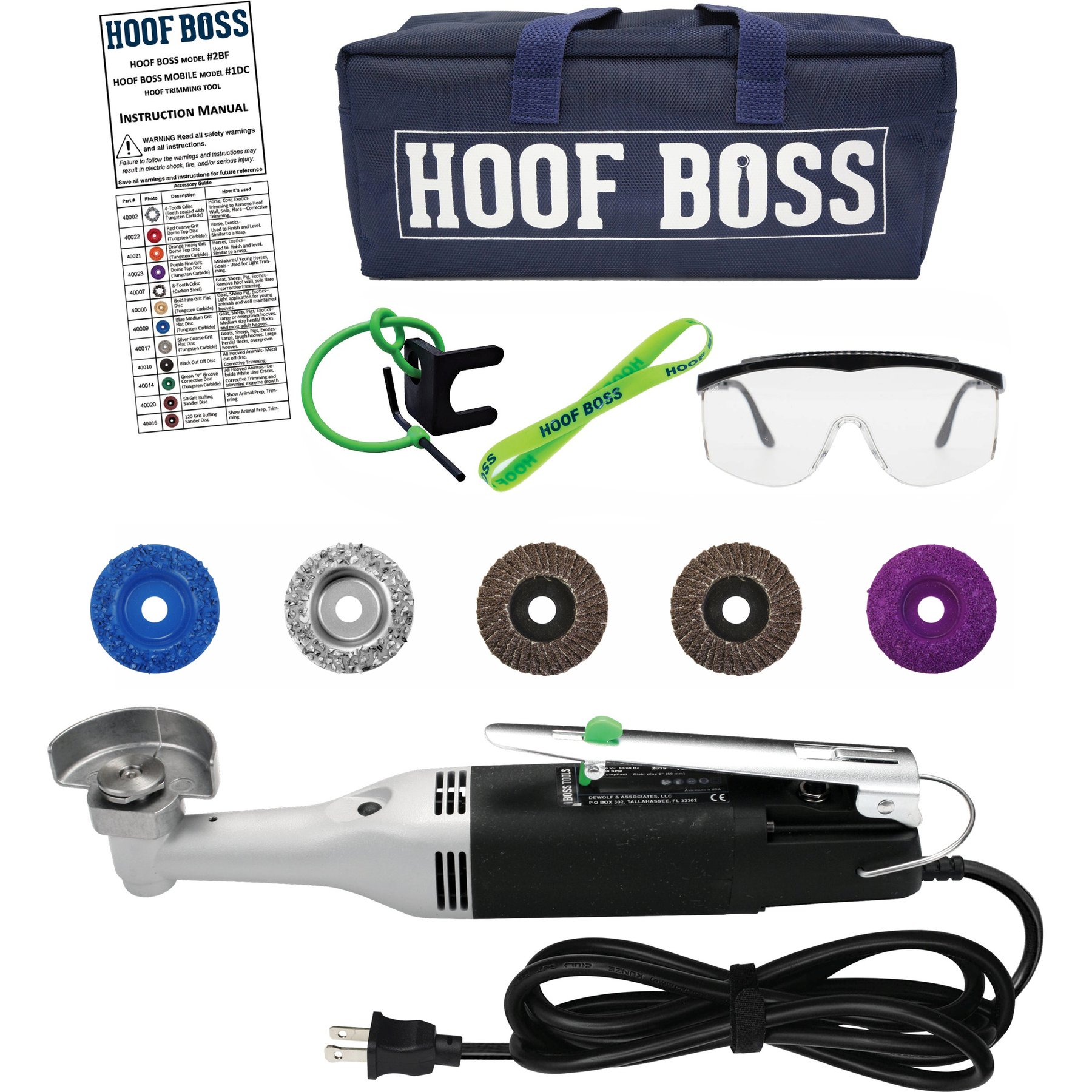 Hoof Boss Complete Sheep Hoof Care Electric Trimming Set
