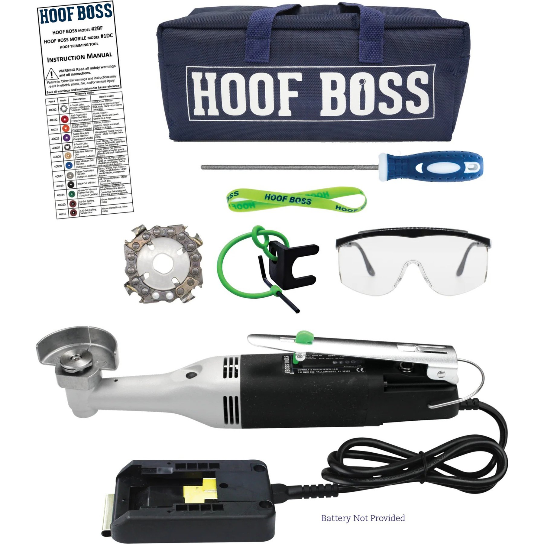 Hoof Boss Basic Cow Hoof Mobile Trimming Set