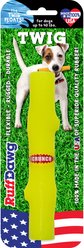 Ruff Dawg Twig Crunch Dog Toy, Yellow, Small