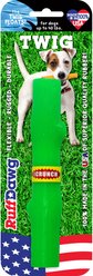 Ruff Dawg Twig Crunch Dog Toy, Green, Small