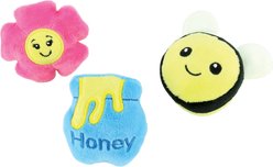 Li'l Pals Honey Bee Dog Toy Combo, 3 count