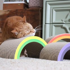Turbo Rainbow Stack Cat Scratcher Toy, Multicolor slide 2 of 9